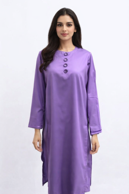 Lavender Button Suit