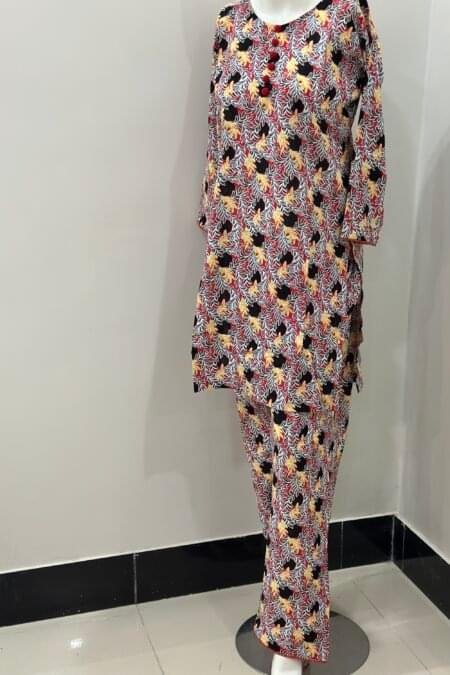 Tropical Print Cotton Co-Ord Set